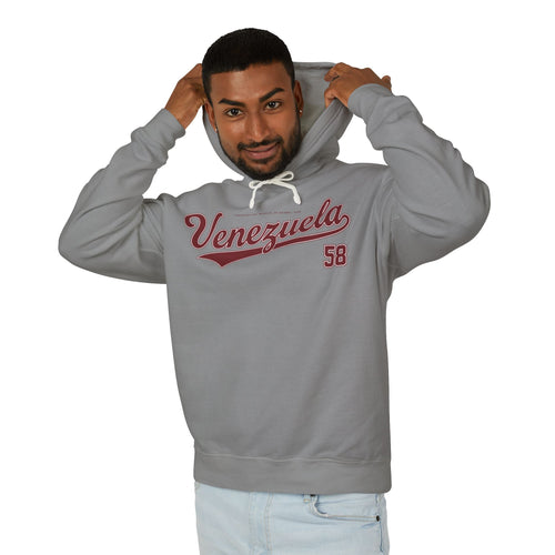 Venezuela Campeón Clásico Mundia de Béisbol 58 Hoodie — Retro Baseball-Style Pullover